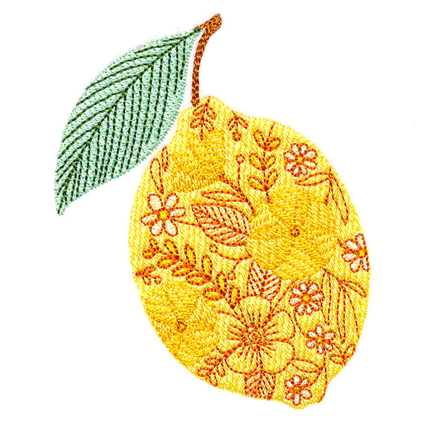 Stitch of Blooms Lemon