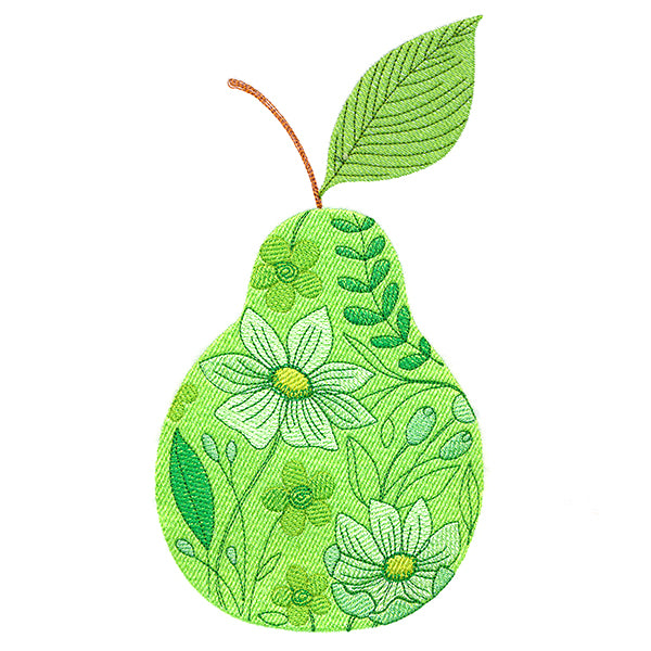 Stitch of Blooms Pear