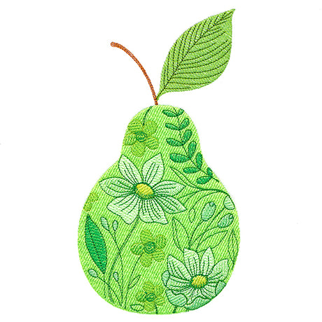 Stitch of Blooms Pear