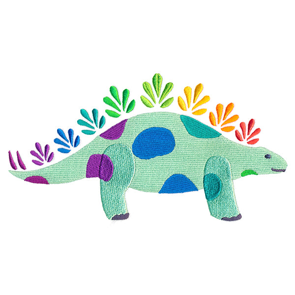 Color Splash Stegosaurus
