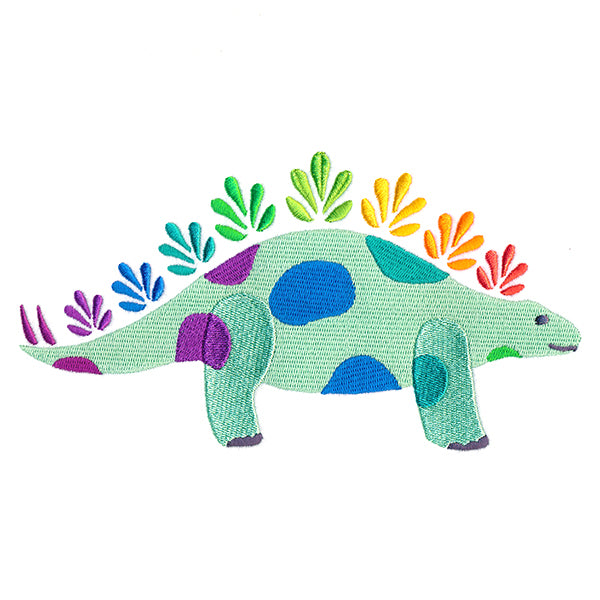 Color Splash Stegosaurus