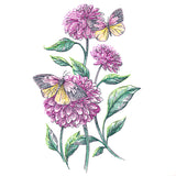 Garden Delights - Dahlias & Butterflies