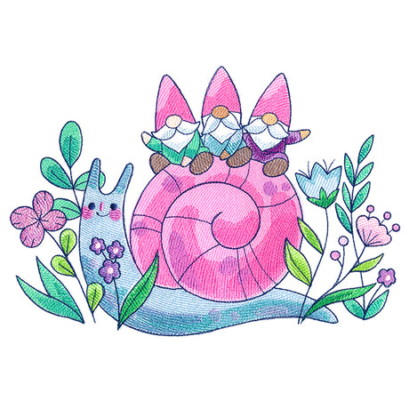 Happy Snails to You Gnomes