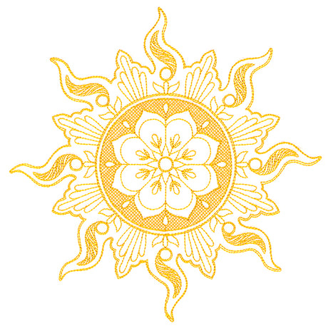 Summer Sunshine (Trapunto)