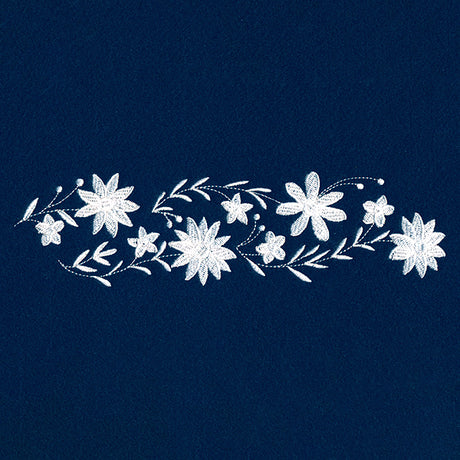 Blanched Blooms Border