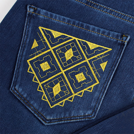 Art Deco Geometry Pocket