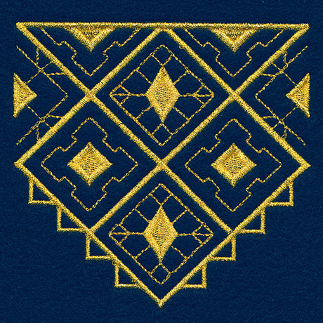 Art Deco Geometry Pocket