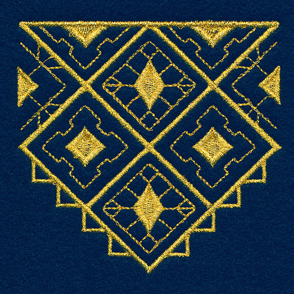 Art Deco Geometry Pocket