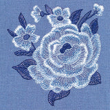 Into The Wild Blue Floral Pocket