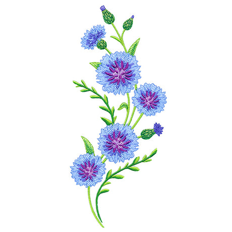 Classic Cornflower Spray