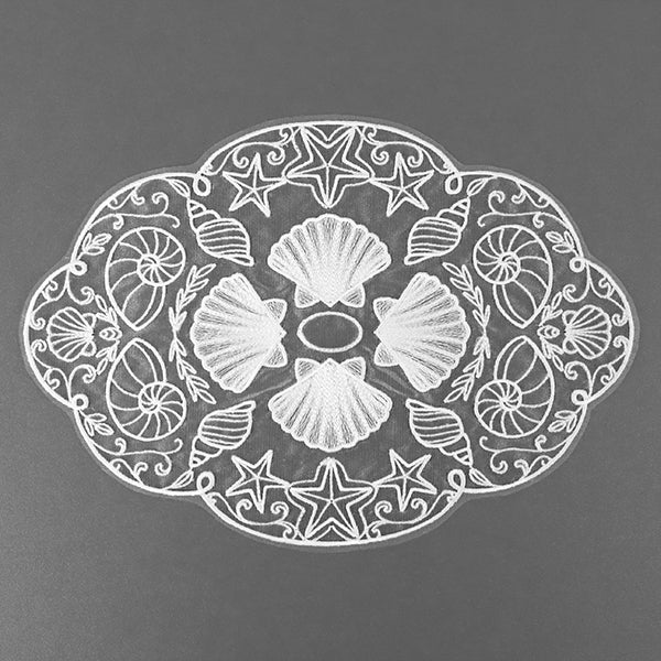 Under the Seashell Doily (Organza)
