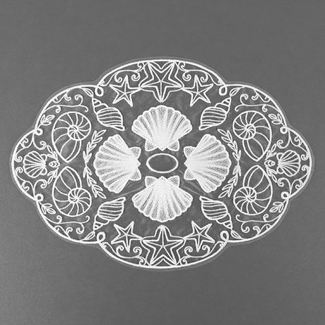 Under the Seashell Doily (Organza)