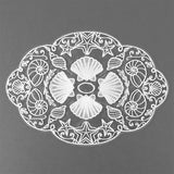 Under the Seashell Doily (Organza)