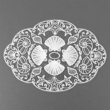 Under the Seashell Doily (Organza)