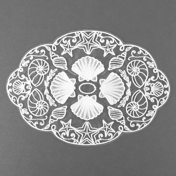 Under the Seashell Doily (Organza)