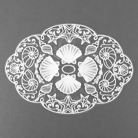 Under the Seashell Doily (Organza)