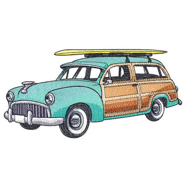 Catch A Wave Retro Car