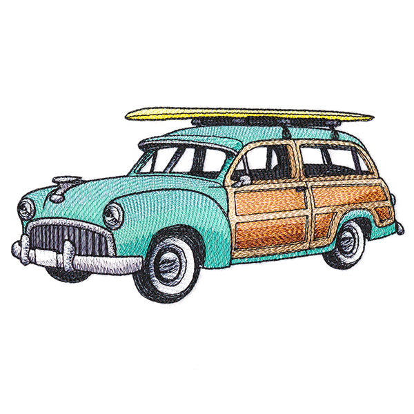 Catch A Wave Retro Car