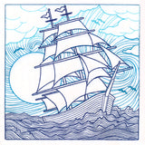 By The Seashore - Ship Etching