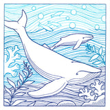 By The Seashore - Whale Etching