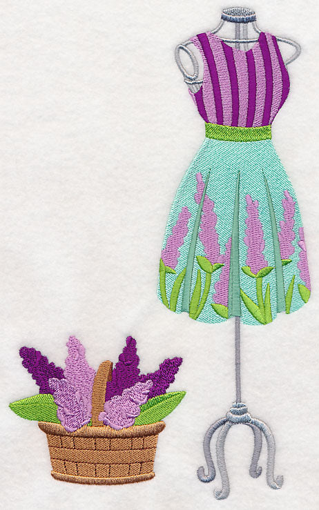 Lilacs Dress Form – Embroidery Library