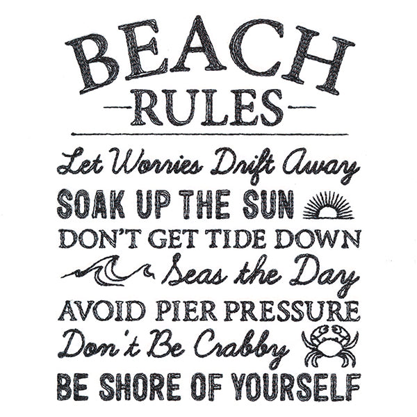 Beach Rules