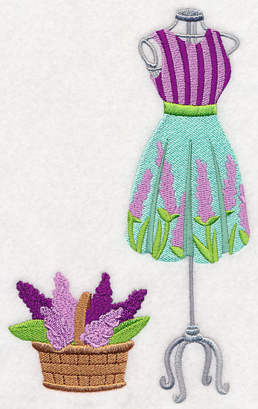 Lilacs Dress Form