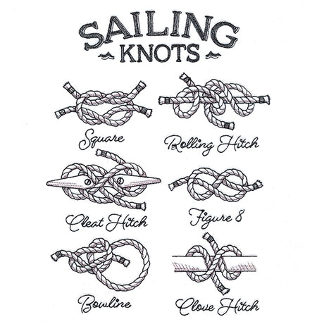 Sailing Knots Chart