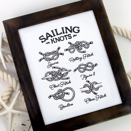 Sailing Knots Chart