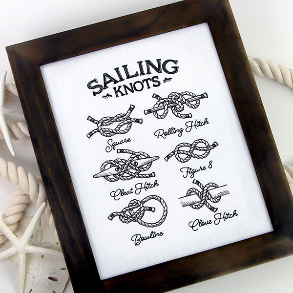 Sailing Knots Chart