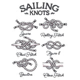 Sailing Knots Chart
