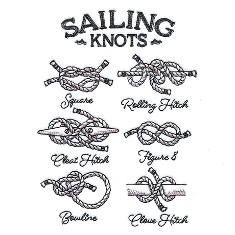 Sailing Knots Chart