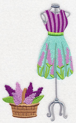 Lilacs Dress Form