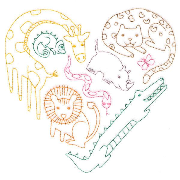 I'm Wild for You Safari Heart