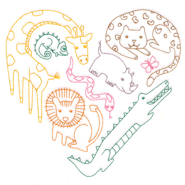 I'm Wild for You Safari Heart