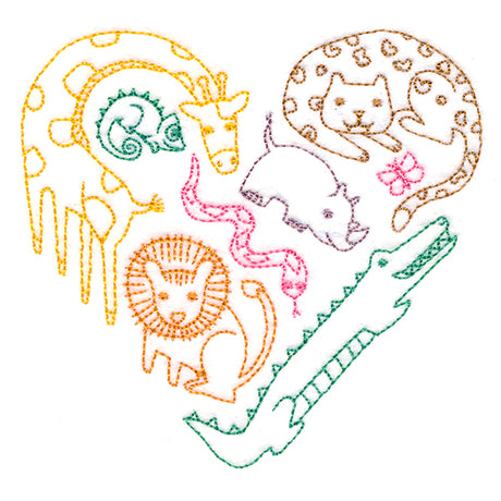 I'm Wild for You Safari Heart