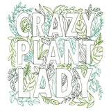 Crazy Plant Lady Square