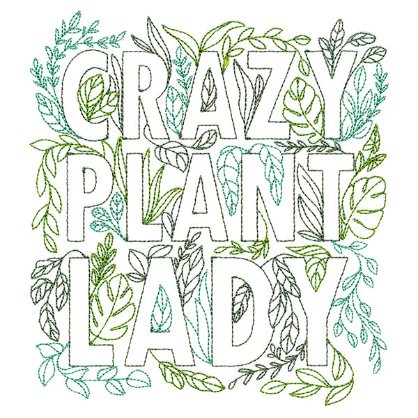 Crazy Plant Lady Square