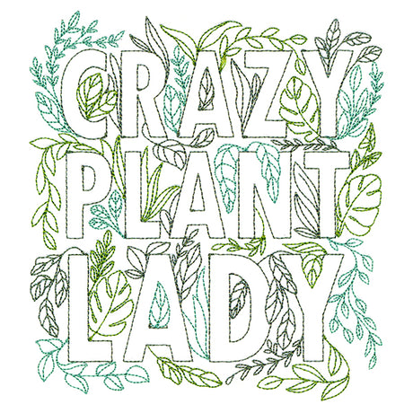 Crazy Plant Lady Square