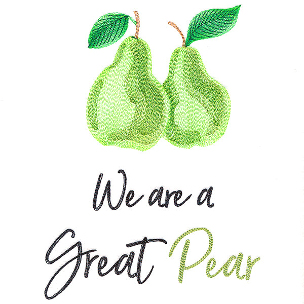We Are A Great Pear