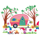 Camper Life Gnome Border