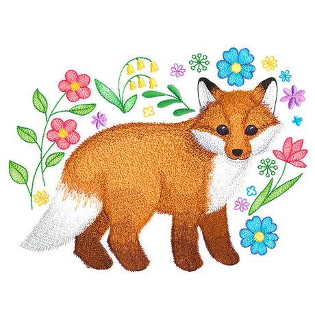 Fluffy Woodland Fox