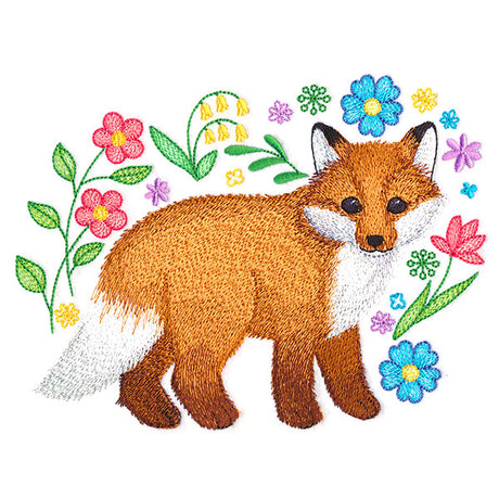 Fluffy Woodland Fox