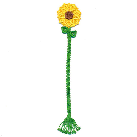 Sunflower Bookmark (Battenburg Lace)
