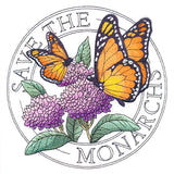 Monarch & Milkweed Stamp