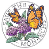 Monarch & Milkweed Stamp