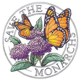 Monarch & Milkweed Stamp