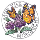 Monarch & Milkweed Stamp