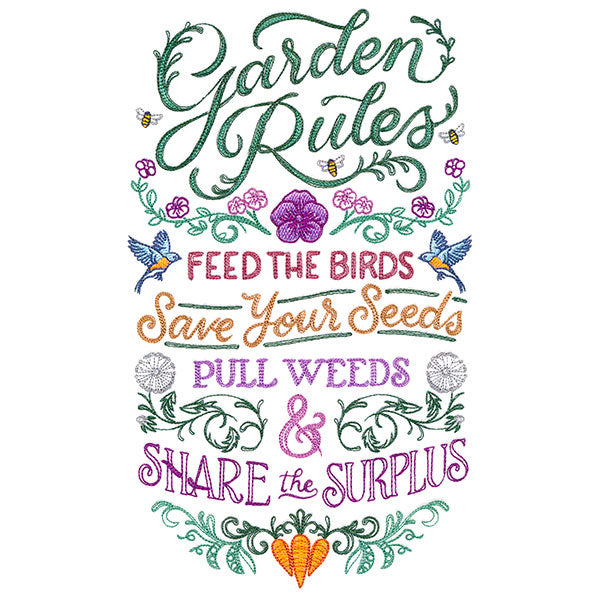 Garden Rules