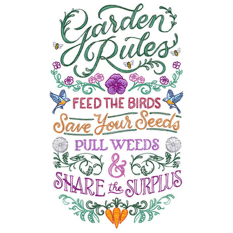 Garden Rules
